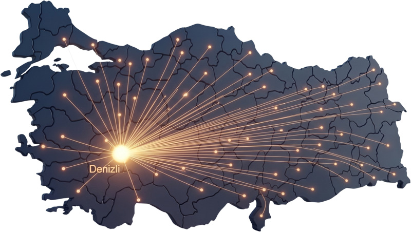 Arslan Tarım Makineleri Türkiye Hizmet ve Sevkiyat Ağı